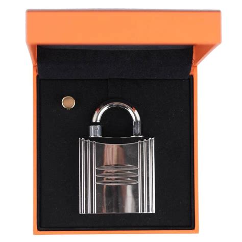 hermes lock perfume refillable|Silver.